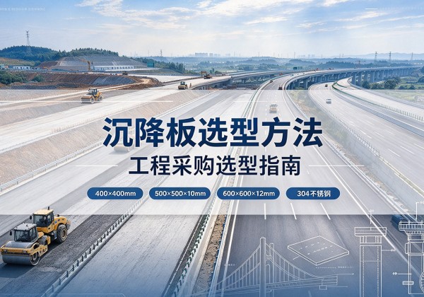 菏泽沉降板选择方法